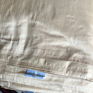 100% pure silk LINED curtains